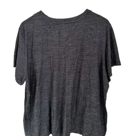 Bombas Gray Merino Wool & Tencel Blend T-Shirt 2X - Picture 5 of 5
